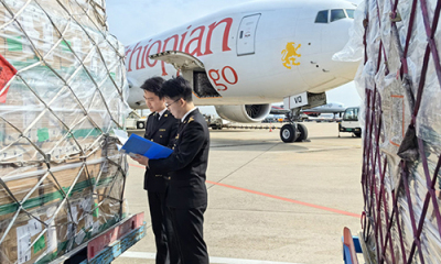 国内首条金砖城市跨商空运专线两年出口突破3000万件