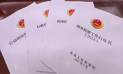 最高检发布2024年“四大检察”工作白皮书
