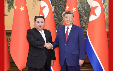 习近平同朝鲜劳动党总书记、国务委员长金正恩举行会谈