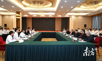 广东省党政代表团到贵州考察对接东西部协作工作 黄坤明徐麟讲话