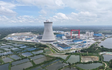 国内核电首座超大型海水冷却塔完成主体施工