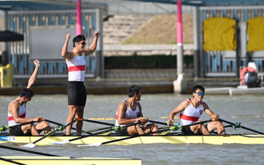 十五运会开幕式后首金出炉