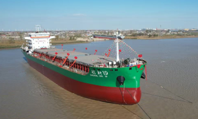 减排超90%！国内首艘甲醇单一燃料江海直达船成功首航